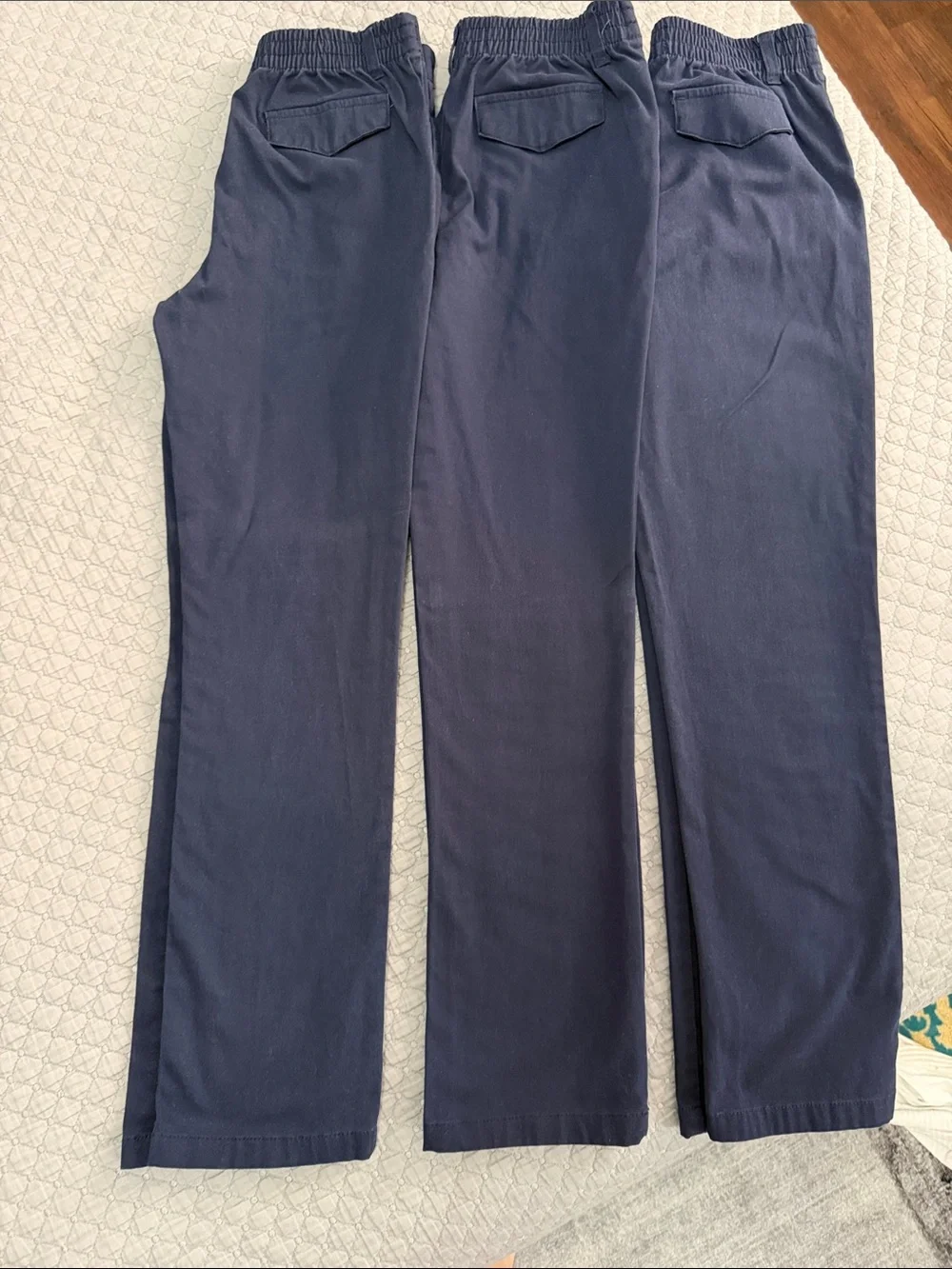 Girls’ Pull-On Straight Fit Stretch Twill Pant (3 Pack). French Toast